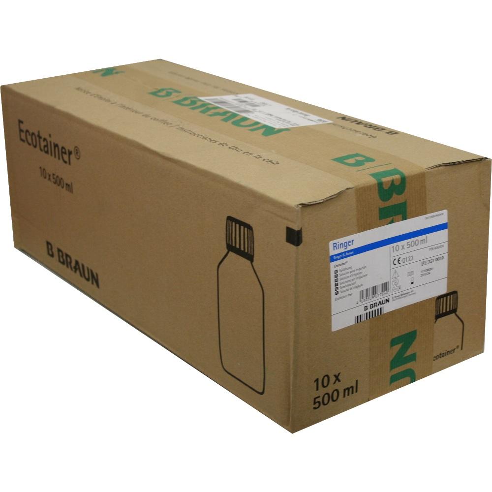 RINGER LÖSUNG B.Braun Spüllsg.Ecotainer 10X500 ml Spüllösung
