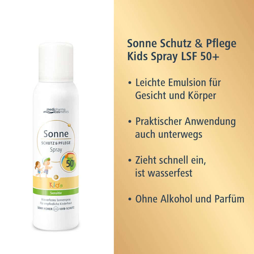 medipharma cosmetics Sonne SCHUTZ & PFLEGE Kids LSF 50+ Aerosol-Spray 150 ml Spray