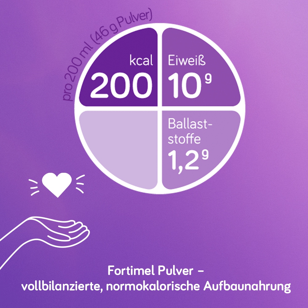 Fortimel Pulver Aufbaunahrung Vanille  335 g Pulver