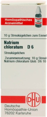 NATRIUM CHLORATUM D 6 Globuli 10 g Globuli