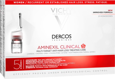 VICHY AMINEXIL Clinical 5 für Frauen  21X6 ml Flüssigkeit