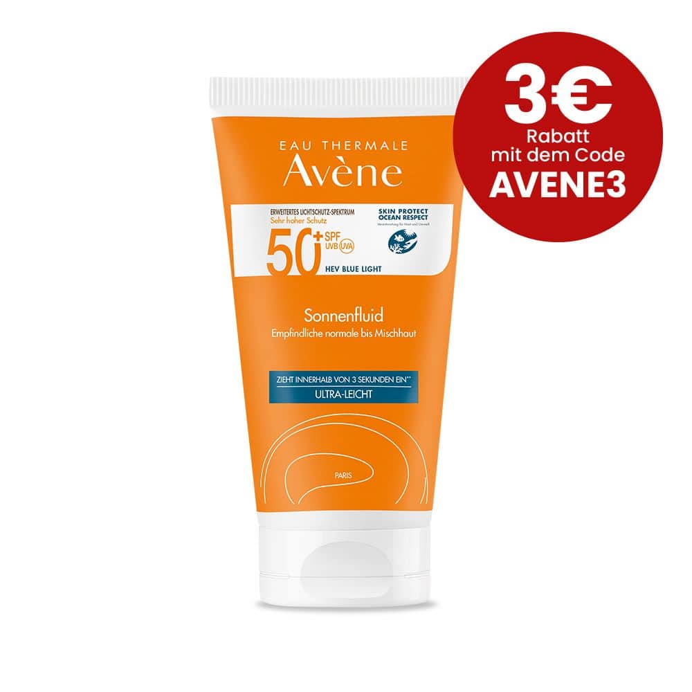 Avène Sonnenfluid ohne Duftstoffe SPF  50+ + 3 € sparen* 50 ml Emulsion