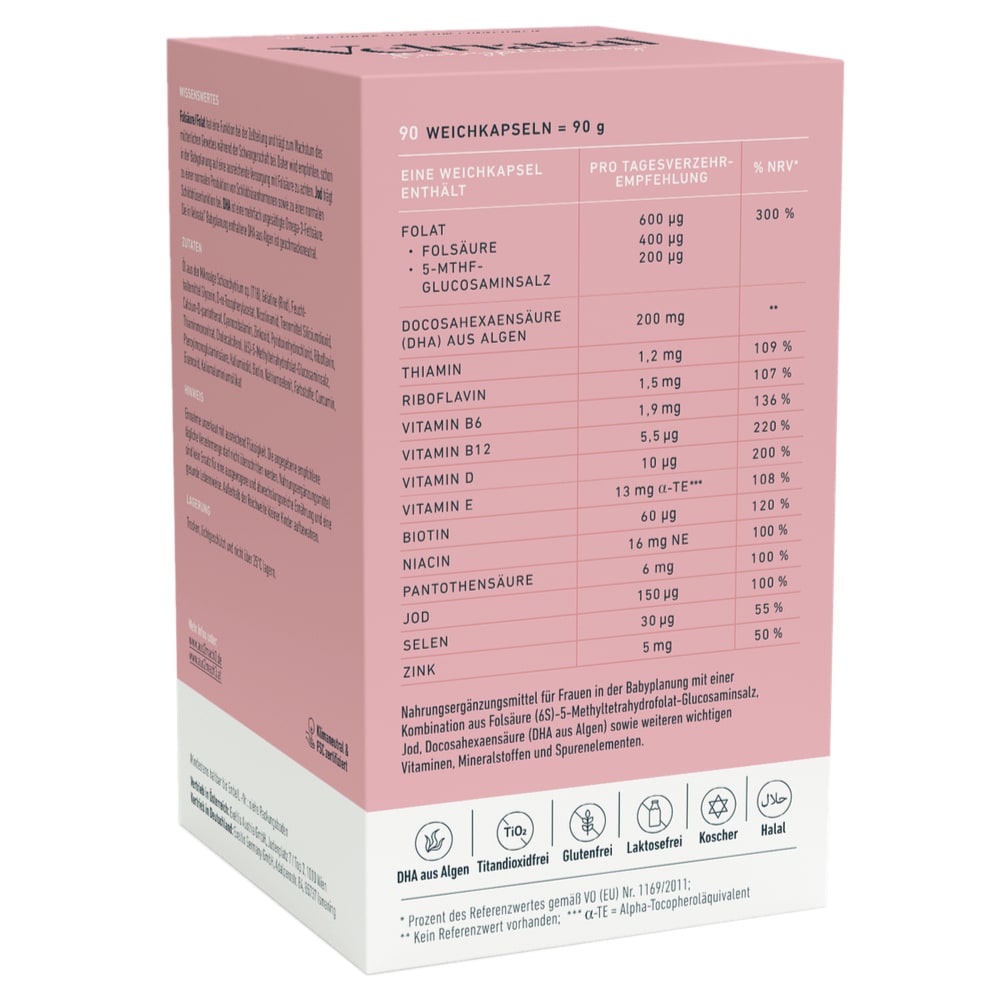 Velnatal 1 Babyplanung 90 St Weichkapseln