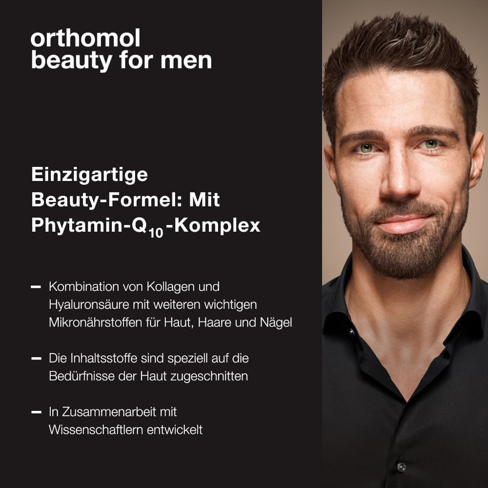 Orthomol Beauty for Men 30 St Trinkampullen