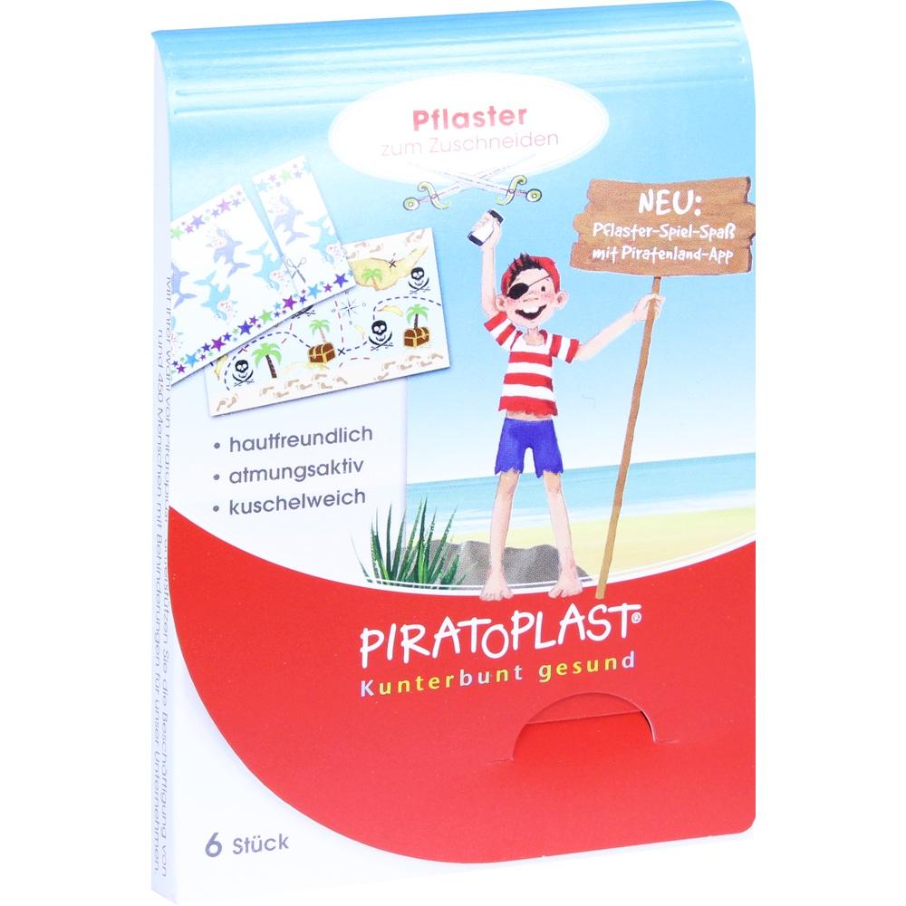 PIRATOPLAST Jungen Pflasterzuschnitt 6x10 cm 6 St Pflaster