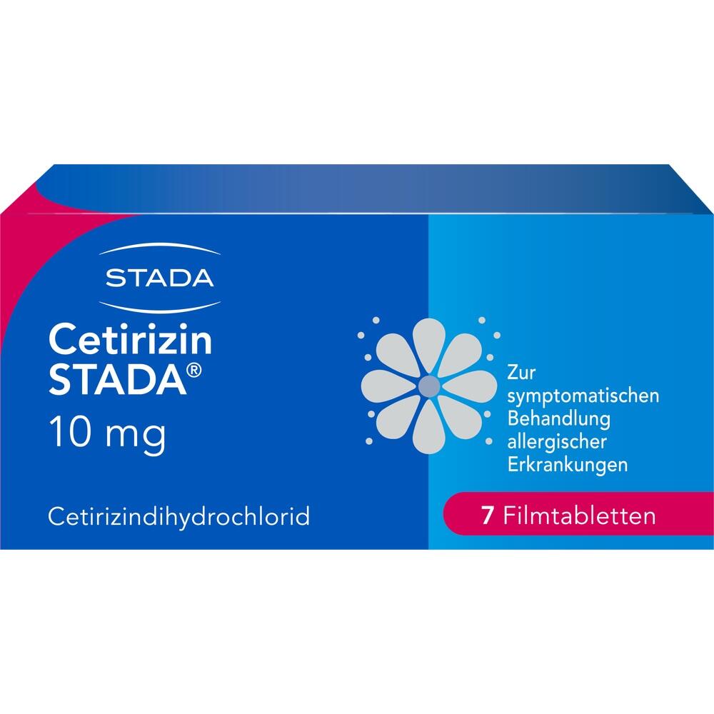 Cetirizin STADA 10mg 7 St Filmtabletten