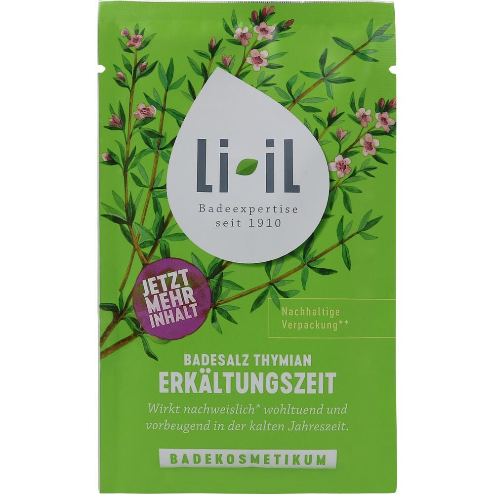 LI-IL Badesalz Thymian Erkältungszeit 80 g Bad