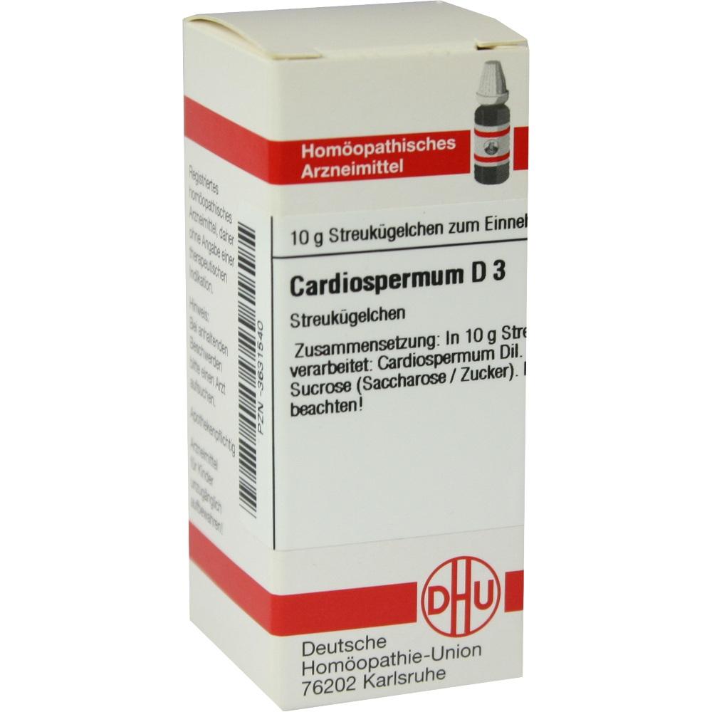 CARDIOSPERMUM D 3 Globuli 10 g Globuli