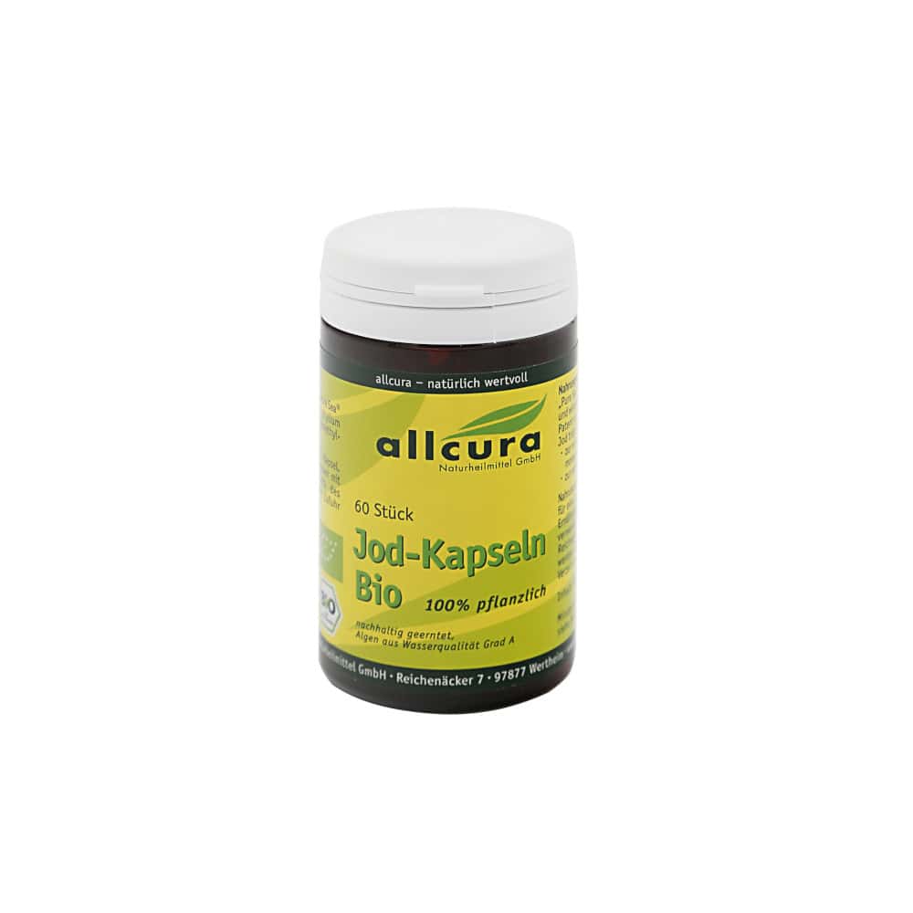 allcura Jod-Kapseln Bio 60 St Kapseln