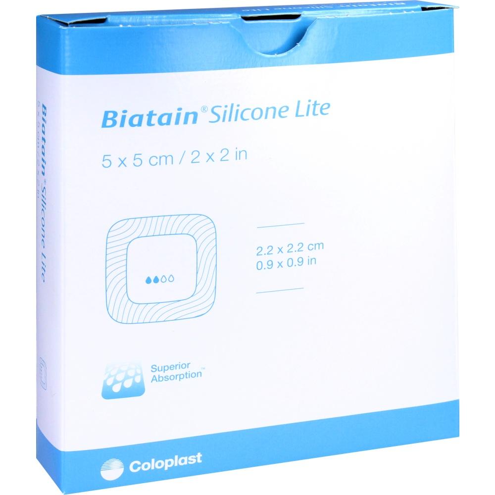 Biatain Silicone Lite Schaumverband 5 x 5 cm 5 St Verband