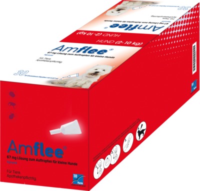 AMFLEE 67 mg Spot-on Lsg.f.kleine Hunde 2-10kg 30 St Lösung