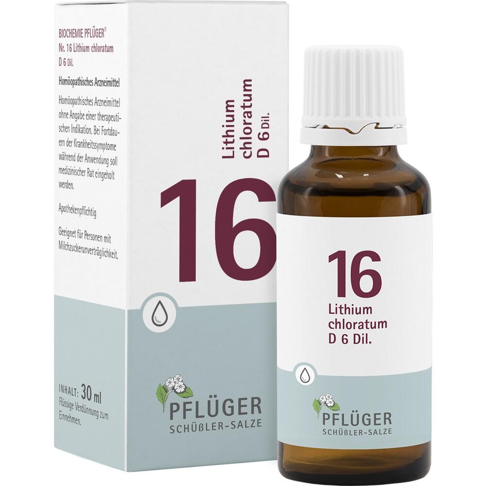 Schüßler-Salz Nr. 16 Lithium chloratum D6 30 ml Tropfen