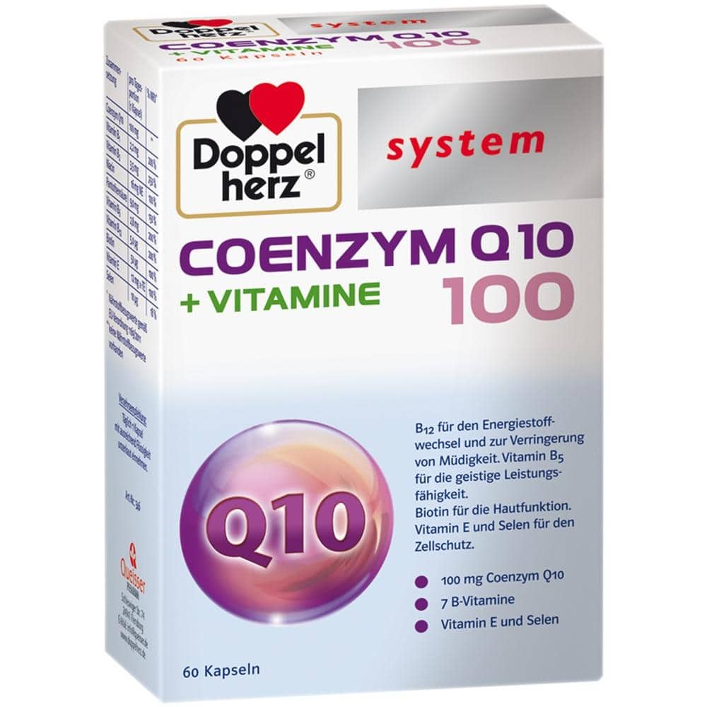 Doppelherz system COENZYM Q10 100 + VITAMINE 60 St Kapseln