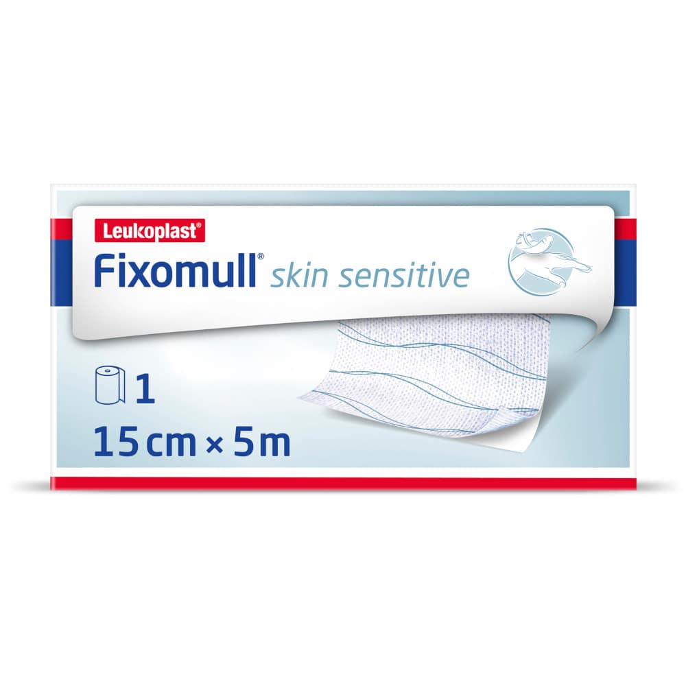 Fixomull skin sensitive Vollflächige Fixierung für die Sekundärfixierung 15 cm x 5 m 1 St Pflaster | 1  Pflaster | | 04042809578508