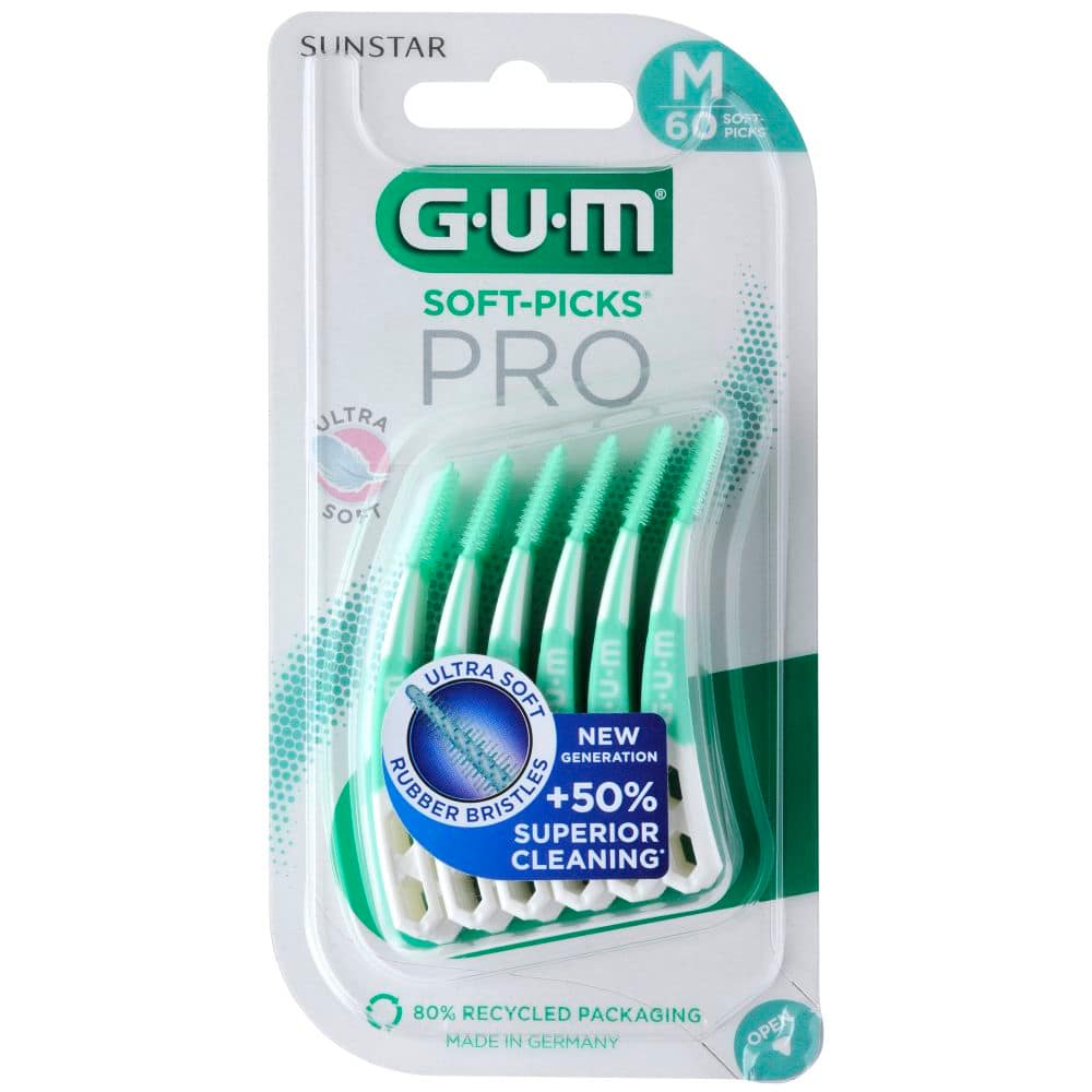 GUM SOFT-PICKS PRO Interdentalbüsten Medium 60 St Zahnbürste