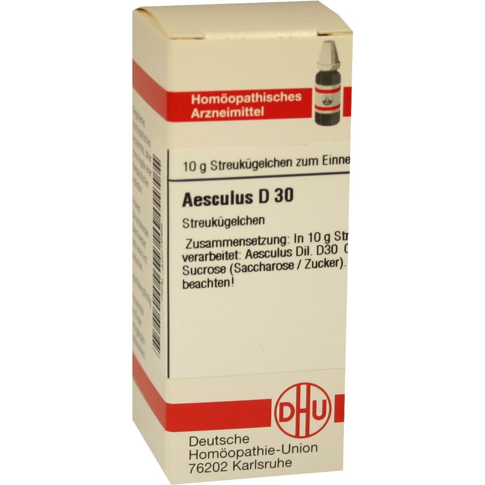AESCULUS D 30 Globuli 10 g Globuli