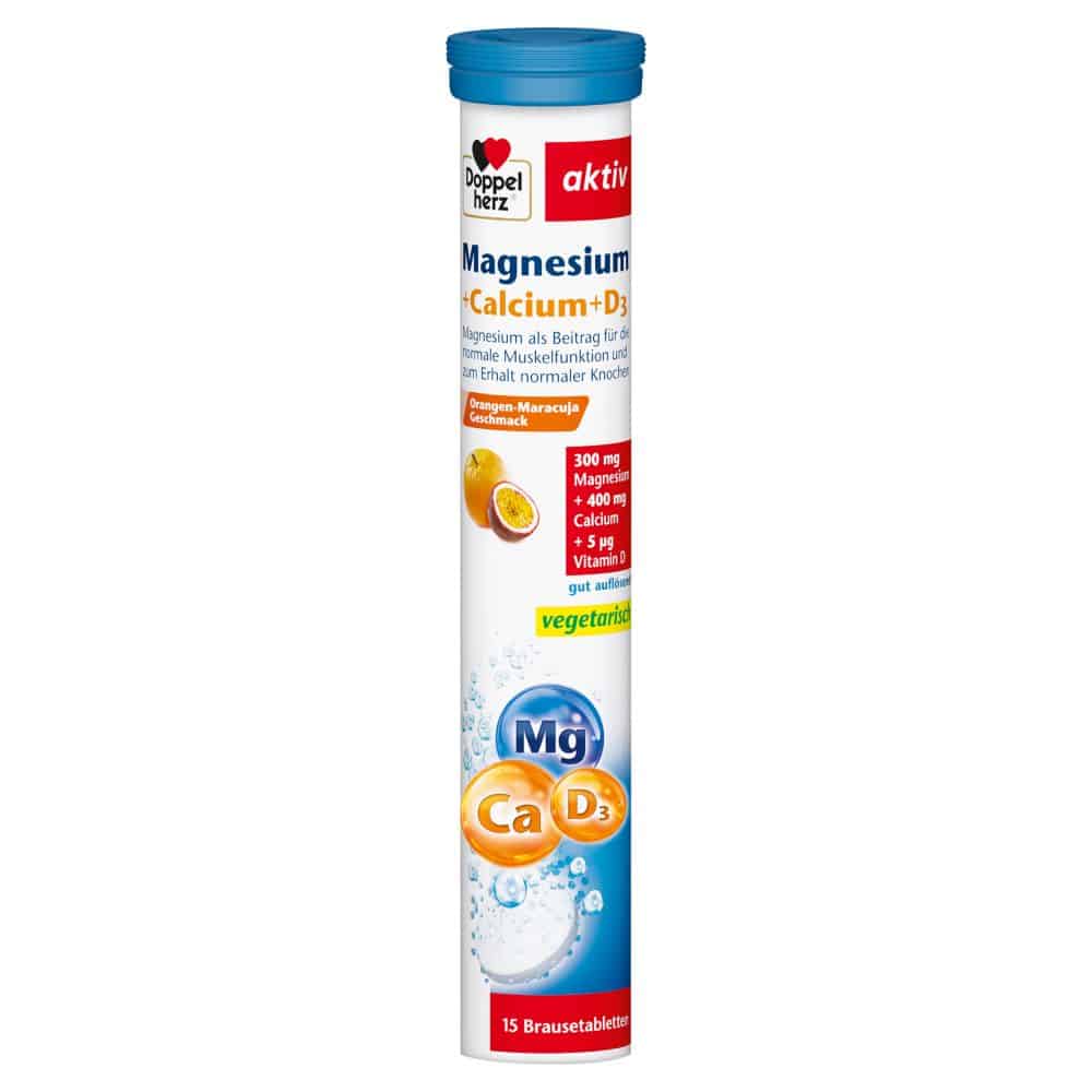 Doppelherz aktiv Magnesium + Calcium + D3  15 St Brausetabletten