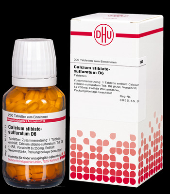 CALCIUM STIBIATO sulfuratum D 6 Tabletten 200 St Tabletten