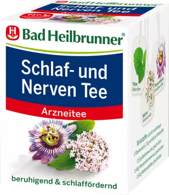 Bad Heilbrunner Schlaf- und Nerven Tee 8X1.75 g Filterbeutel