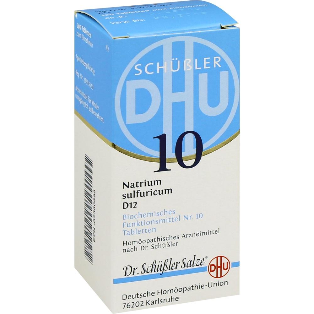 DHU Schüßler-Salz Nr. 10 Natrium sulfuricum D12 200 St Tabletten