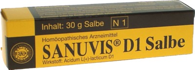 SANUVIS D 1 Salbe 30 g Salbe