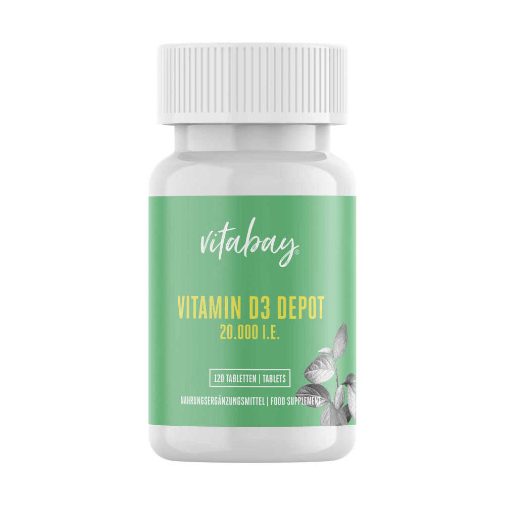 vitabay Vitamin D3 Depot 20000 I.E. 120 St Tabletten 120 g