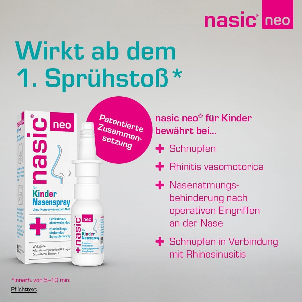 nasic neo Kinder Nasenspray 10 ml Nasenspray