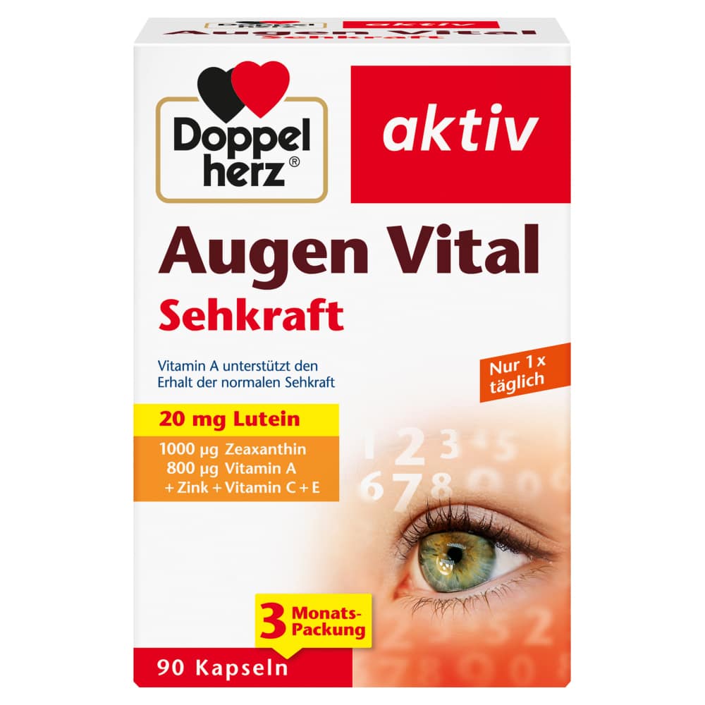 Doppelherz aktiv Augen Vital Sehkraft 90 St Kapseln
