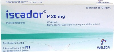 ISCADOR P 20 mg Injektionslösung 7X1 ml Injektionslösung