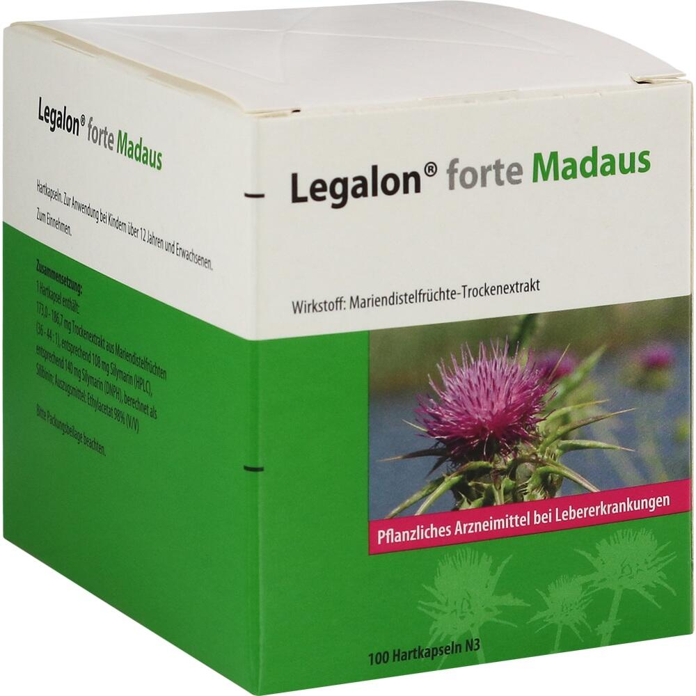 Legalon forte Madaus 100 St Hartkapseln