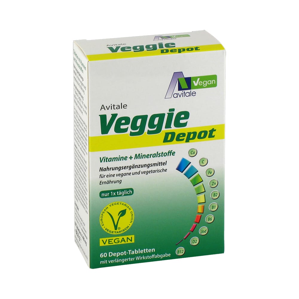 Avitale VEGGIE Depot Vitamine+Mineralstoffe Tabletten 60 St Tabletten