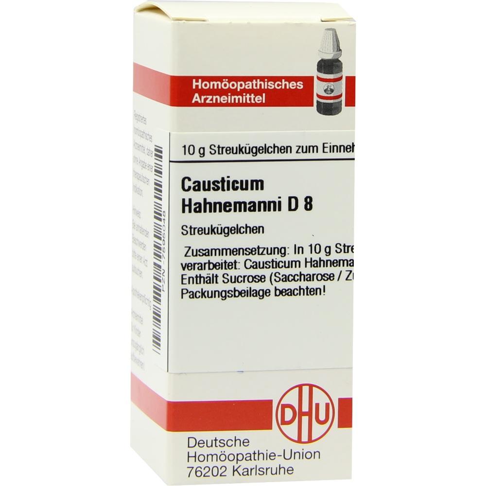 CAUSTICUM HAHNEMANNI D 8 Globuli 10 g Globuli