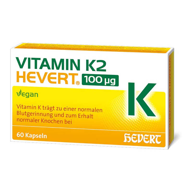 VITAMIN K2 HEVERT 100 Mikrogramm 60 St Kapseln