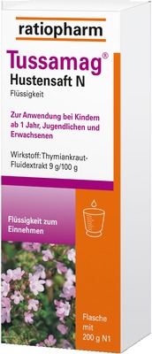 Tussamag Hustensaft N 200 g Flüssigkeit zum Einnehmen