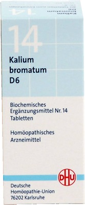 DHU Schüssler-Salz Nr. 14 Kalium bromatum D 6 Tabletten 80 St Tabletten
