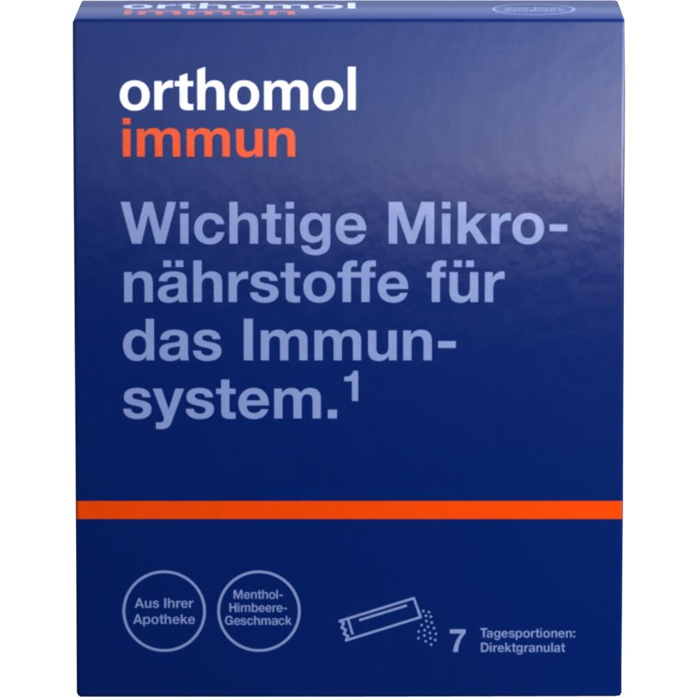 Orthomol Immun Menthol/ Himbeere 7 St Granulat