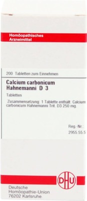 CALCIUM CARBONICUM Hahnemanni D 3 Tabletten 200 St Tabletten