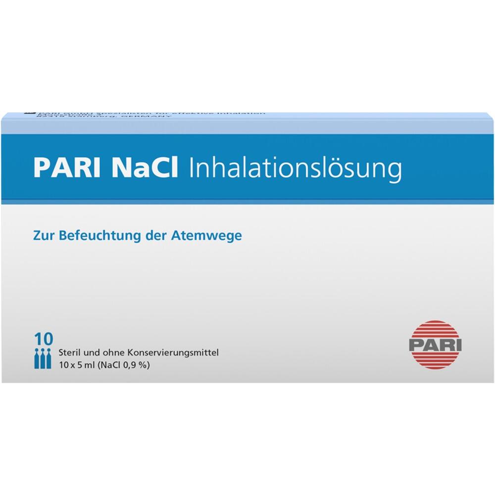 PARI NaCl Inhalationslösung Ampullen 10X5 ml Ampullen