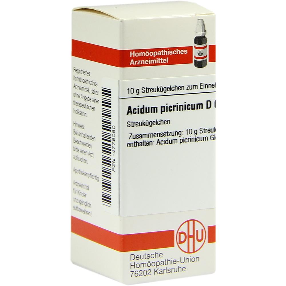 ACIDUM PICRINICUM D 6 Globuli 10 g Globuli