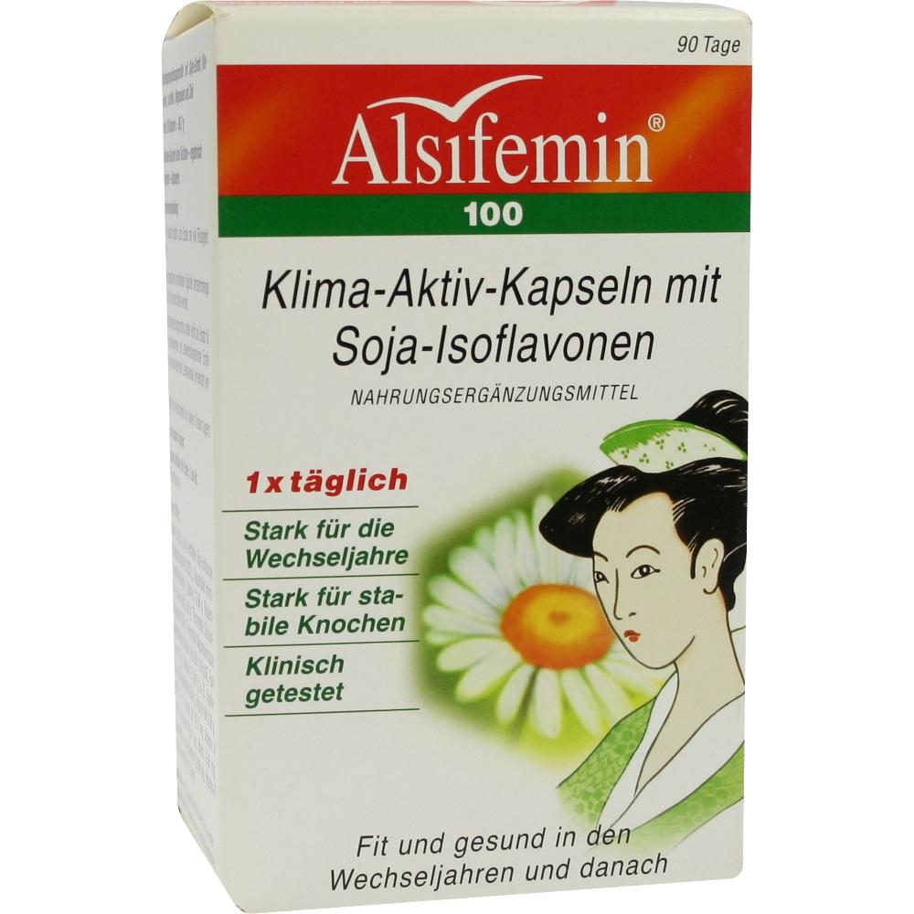 Alsifemin 100 Klima-Aktiv-Kapseln mit Soja-Isoflavonen 90 St Kapseln