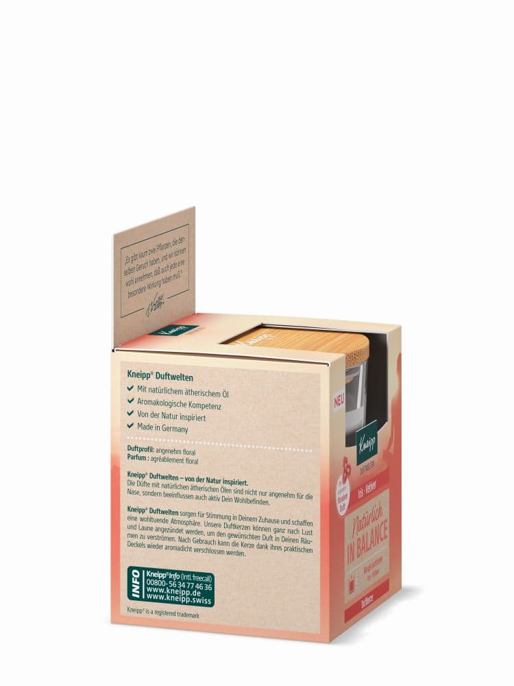 Kneipp Duftkerze Natürlich in Balance 145 g