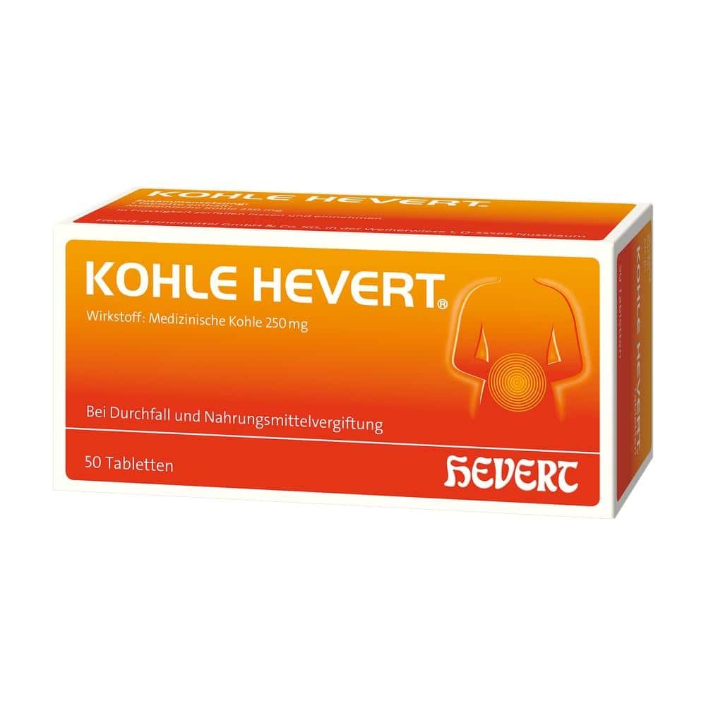 KOHLE HEVERT 50 St Tabletten