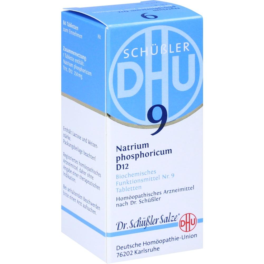 DHU Schüßler-Salz Nr. 9 Natrium phosphoricum D12 80 St Tabletten