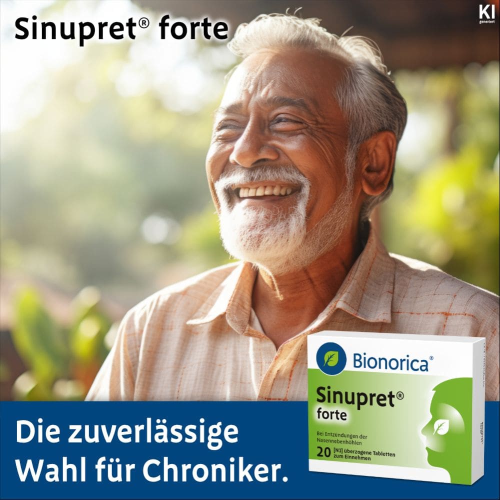 Sinupret forte  20 St Überzogene Tabletten