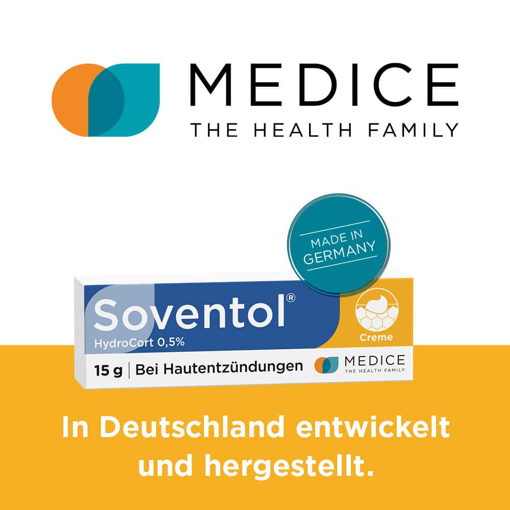 Soventol HydroCort 0,5% bei akuten Hautentzündungen 15 g Creme