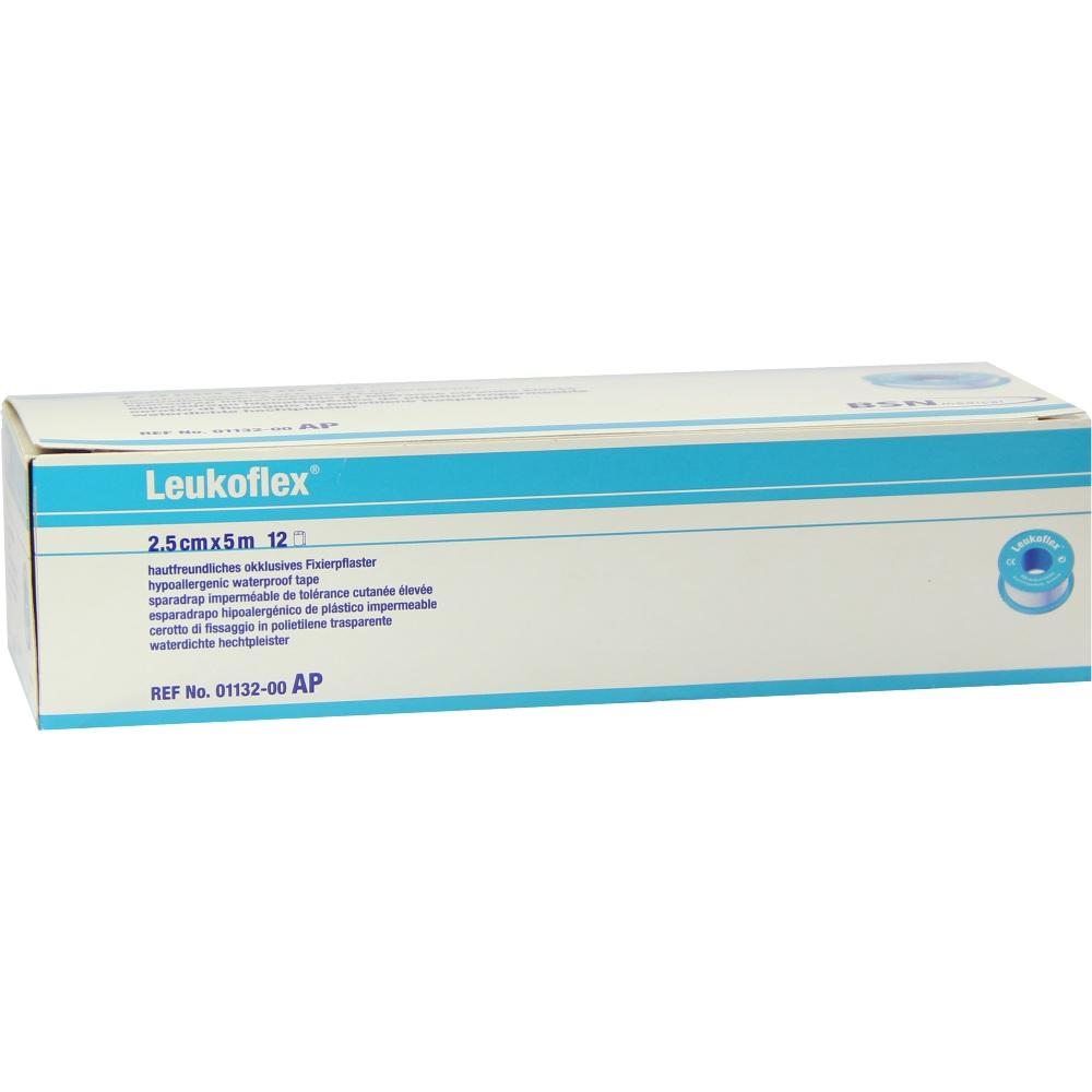 LEUKOFLEX Verbandpflaster 2,5cm x5 m 12 St Pflaster