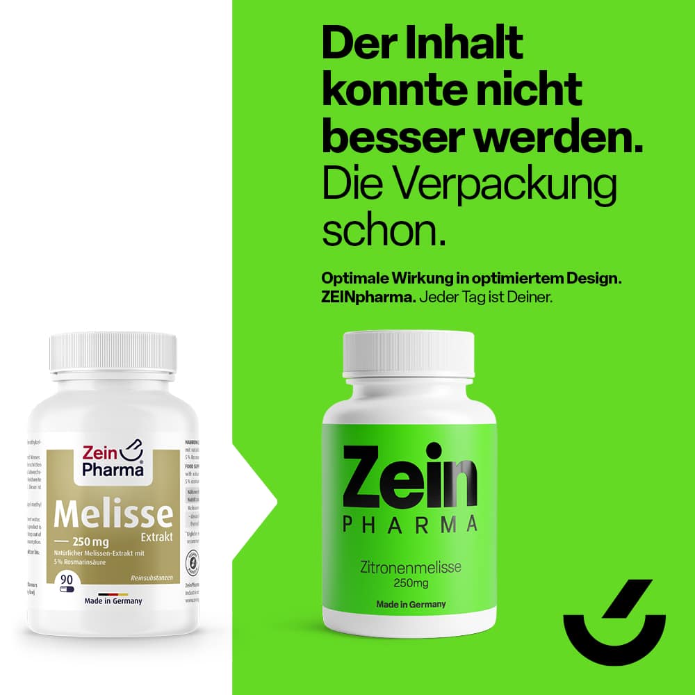 Zein Pharma Melisse Extrakt 250 mg 90 St Kapseln