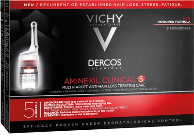 VICHY AMINEXIL Clinical 5 für Männer  21X6 ml Flüssigkeit