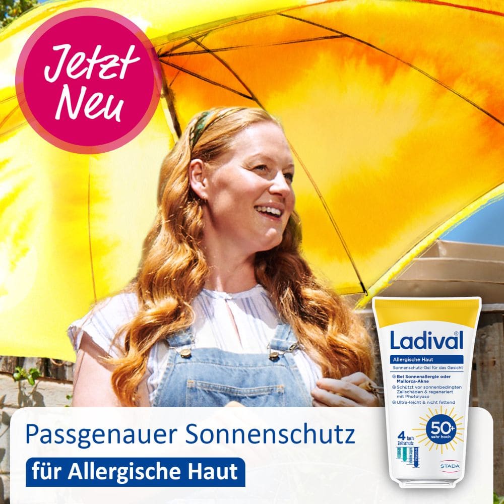 Ladival Allergische Haut Sonnenschutz-Gel Gesicht LSF 50+ 50 ml Gel