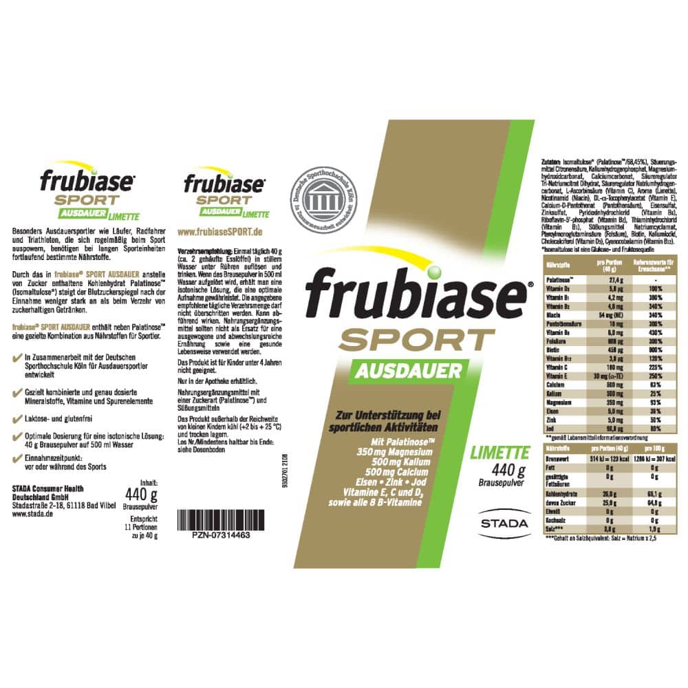 frubiase SPORT AUSDAUER 440 g Pulver